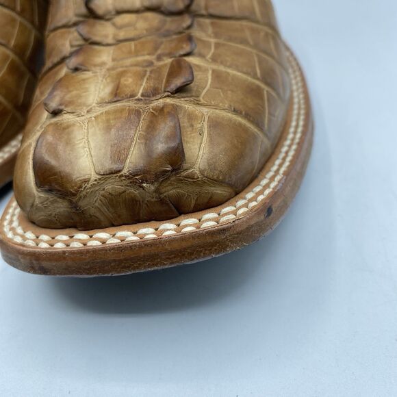 Cody James Boot Mens Men 9.5 D Caiman Cognac 12\